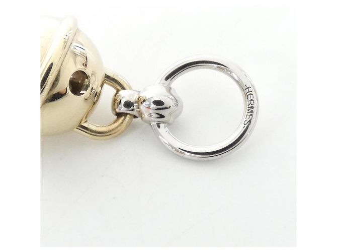 Ring Hermès Sciarpa Muffler Anello Hermes Charm Grelo 603334S Argento - vista 3