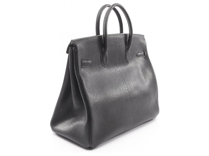 Borsa Hermès Haut à Courroies 32 Nero - vista 2