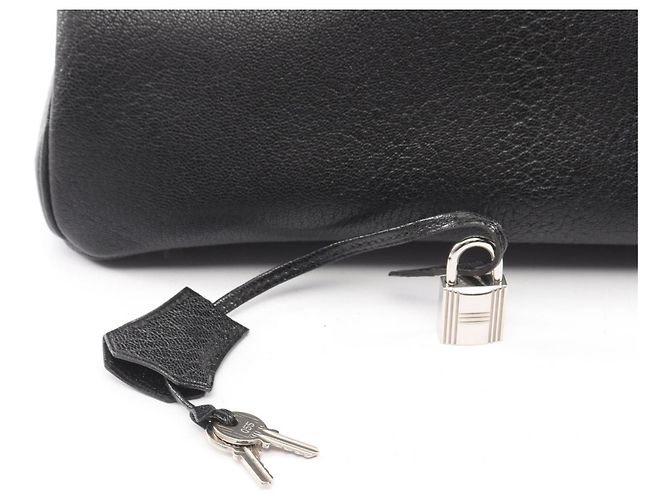 Borsa Hermès Haut à Courroies 32 Nero - vista 6