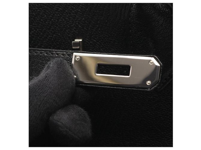 Borsa Hermès Haut à Courroies 32 Nero - vista 8