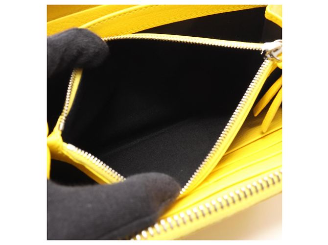 Balenciaga Gelbe Leder Langbörse - Ansicht 9