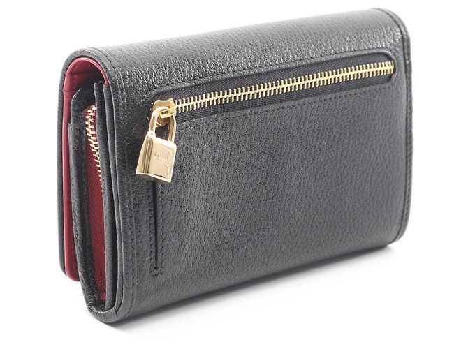 Billetera bi-fold Anagram Loewe Negro - vista 2
