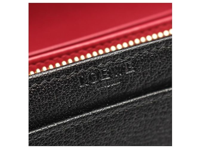 Billetera bi-fold Anagram Loewe Negro - vista 4