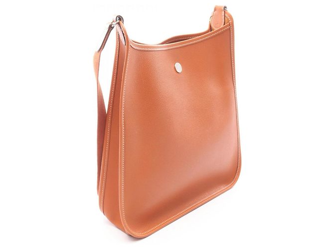 Borsa a Spalla in Pelle Vespa PM di Hermès Marrone - vista 2