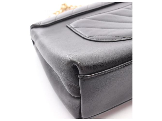 Borsa a Spalla V-Stitch di Chanel Nero - vista 12