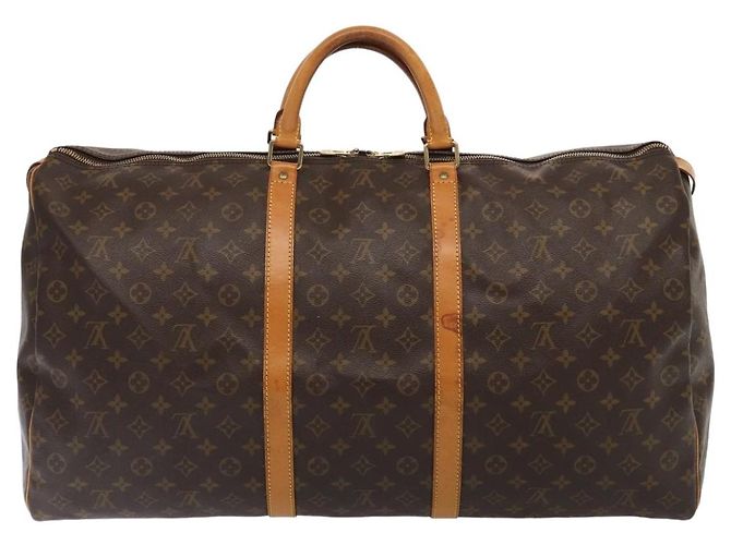 Louis Vuitton Keepall Monogram Canvas 60 Marrone - vista 2