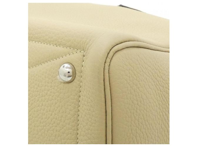 Borsa Boston Hermès Victoria II Fourre-Tout 35 cm Beige - vista 2