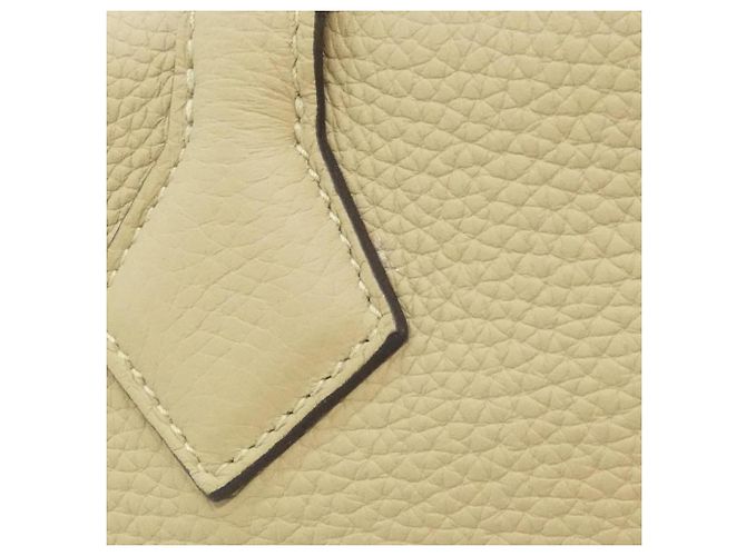 Borsa Boston Hermès Victoria II Fourre-Tout 35 cm Beige - vista 6