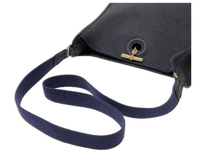 Borsa a Spalla Vespa PM Hermès Blu - vista 6