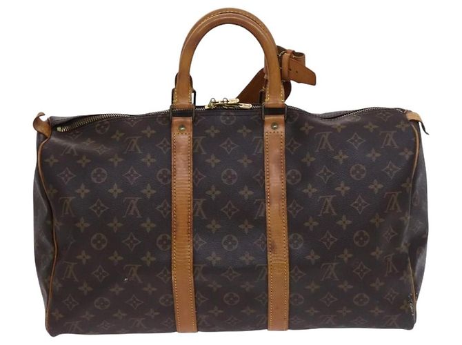 Louis Vuitton Keepall Monogram Canvas 45 Marrone - vista 2