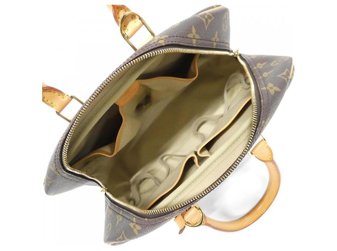 Borsa a mano Bowling Vanity Monogram Louis Vuitton Marrone - vista 9