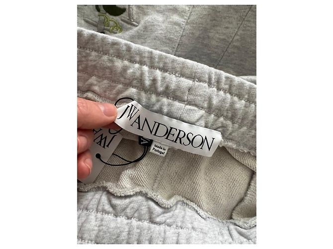 JW Anderson J.W. Anderson Sweatpants mit gesticktem Ankerlogo Grau - Ansicht 6