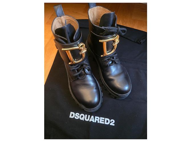 Dsquared2 Statement Combat boots Black - view 3