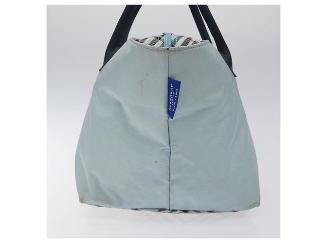 Burberry Nova Check Etichetta Blu Nylon - vista 4