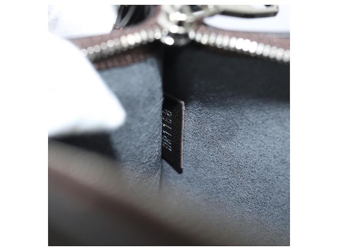 Pochete de cuero Neverfull Louis Vuitton Grande Castaño - vista 7