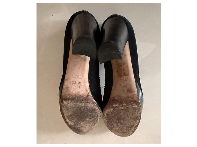 Décolleté Gucci in pelle nera Nero - vista 10