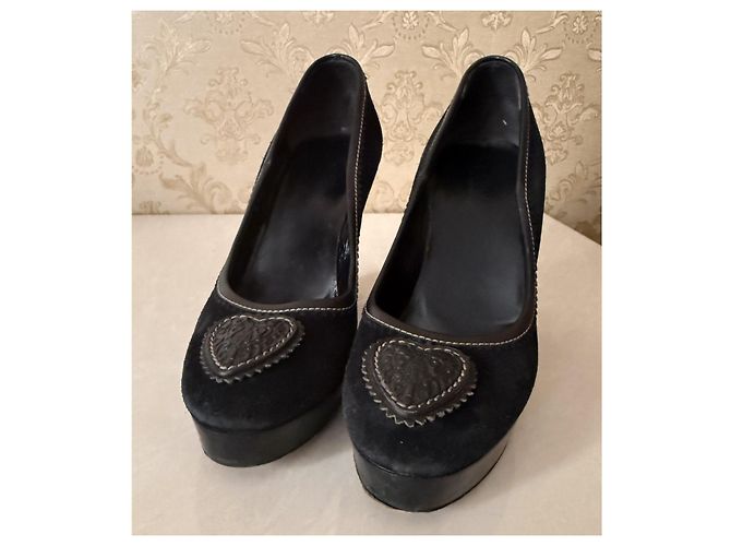 Décolleté Gucci in pelle nera Nero - vista 2