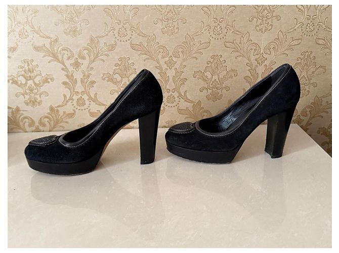 Décolleté Gucci in pelle nera Nero - vista 3
