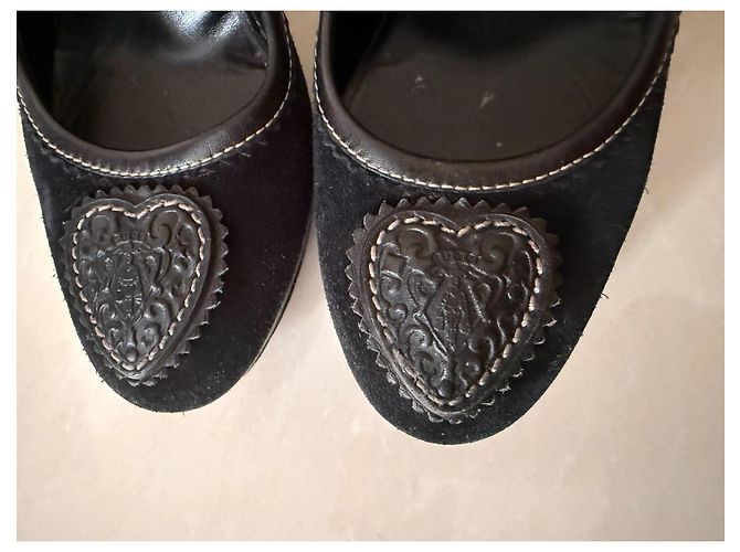Décolleté Gucci in pelle nera Nero - vista 5