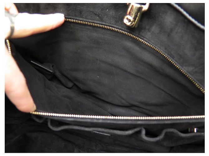 NUOVA BORSA A MANO CHRISTIAN DIOR ESSENTIAL GM IN PELLE ARCHICANNE CON TRACOLLA Nero - vista 11