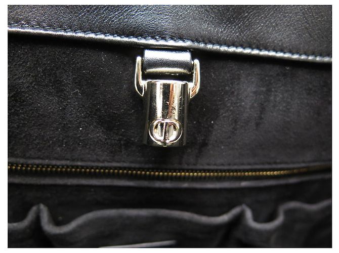 NUOVA BORSA A MANO CHRISTIAN DIOR ESSENTIAL GM IN PELLE ARCHICANNE CON TRACOLLA Nero - vista 8