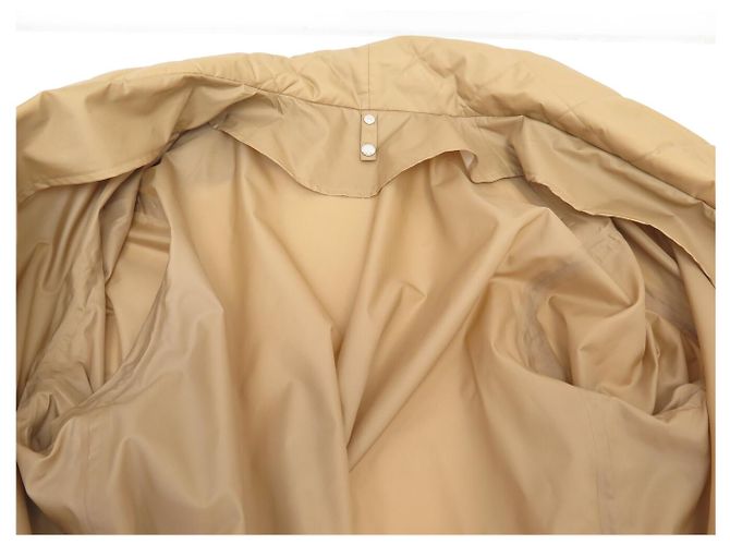 ABRIGO LOEWE IMPERMEABLE TRENCH CUELLO ACOLCHADO M 40 OVERSIZE BEIGE - vista 4