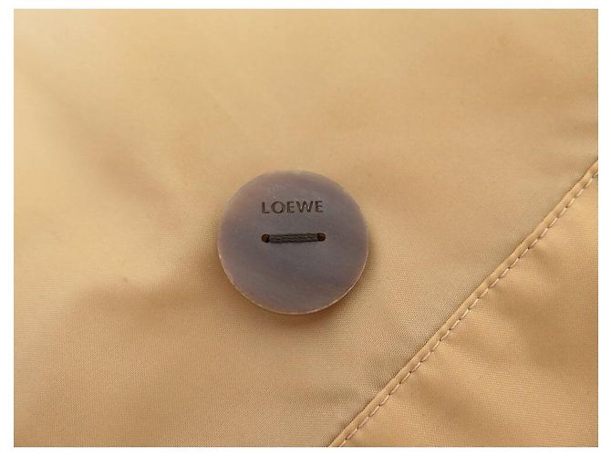 ABRIGO LOEWE IMPERMEABLE TRENCH CUELLO ACOLCHADO M 40 OVERSIZE BEIGE - vista 7