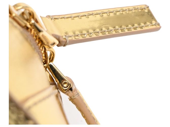Bolsa de mão mini Antigona Leste-Oeste em couro dourado metálico da Givenchy - vista 11