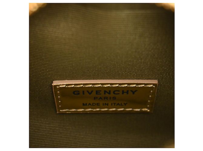 Bolsa de mão mini Antigona Leste-Oeste em couro dourado metálico da Givenchy - vista 6