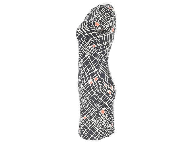 Abito Mini Oda Stampato in Seta Multicolore di Diane Von Furstenberg - vista 2