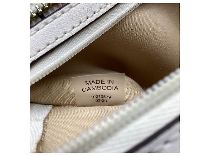 Tote carré Kerrington de Tory Burch en cuir blanc - vue 6