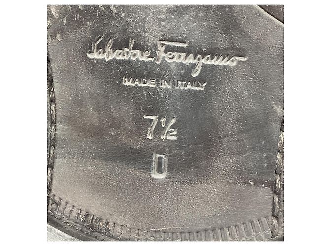 Scarpe Derby a punta in pelle marrone Salvatore Ferragamo Rosso - vista 10