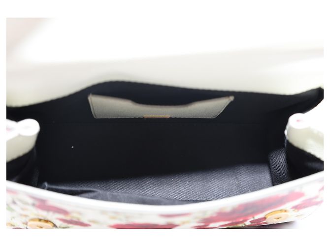 Bolsa Medium Miss Sicily de Dolce & Gabbana em couro com estampa floral - vista 13