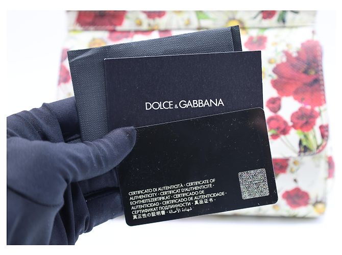 Bolsa Medium Miss Sicily de Dolce & Gabbana em couro com estampa floral - vista 14