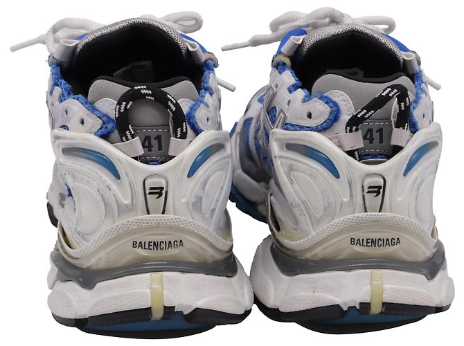 Tênis Runner Balenciaga em Poliuretano Azul Multicor - vista 5