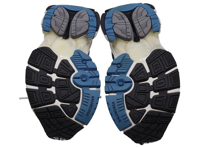 Tênis Runner Balenciaga em Poliuretano Azul Multicor - vista 6