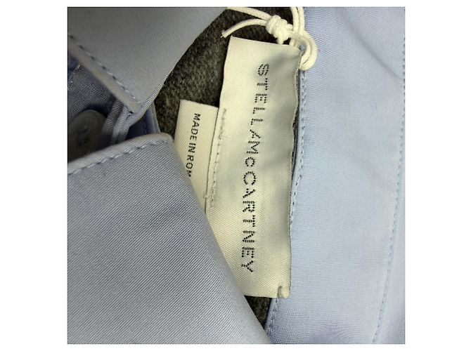 Stella Mc Cartney Polo aus grauer Wolle Mix Knit und Hemd von Stella McCartney - Ansicht 4