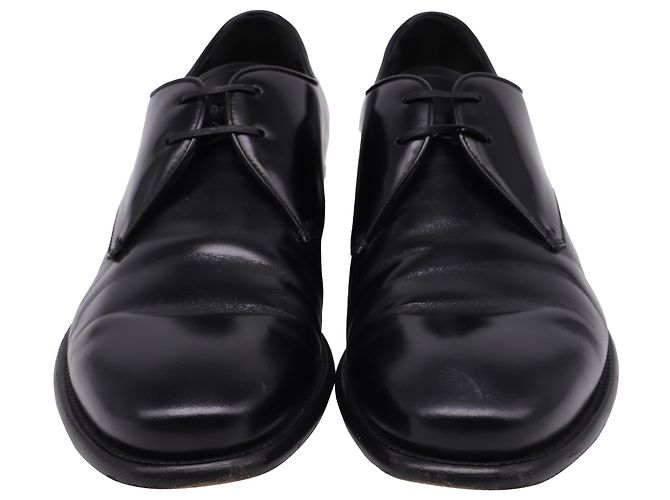 Salvatore Ferragamo Scarpe Derby Stefano Ferragamo in pelle nera Nero - vista 2