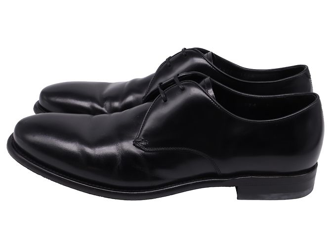 Salvatore Ferragamo Scarpe Derby Stefano Ferragamo in pelle nera Nero - vista 4