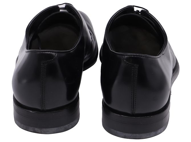 Salvatore Ferragamo Scarpe Derby Stefano Ferragamo in pelle nera Nero - vista 5