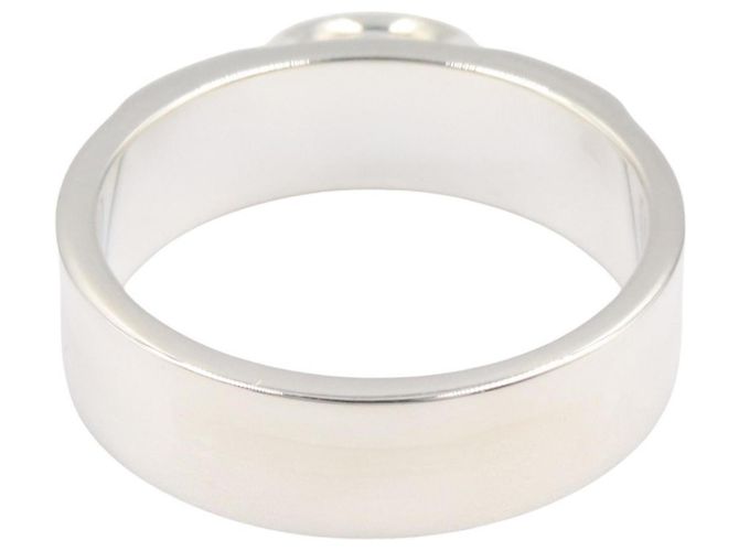 Hermes Hermès Collier de Chien Ring, Sterling Silver, Women's Jewelry Silvery - view 3