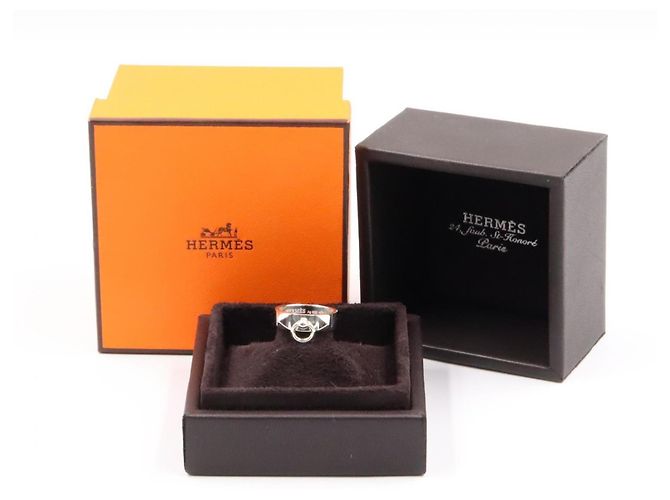 Hermes Hermès Collier de Chien Ring, Sterling Silver, Women's Jewelry Silvery - view 7