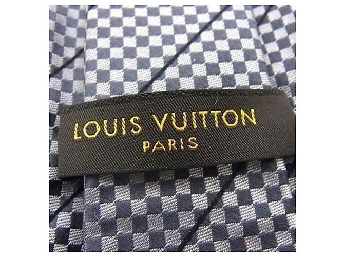 LOUIS VUITTON Cravate Ex Tie Light Gray Silk Men's Brown - view 2