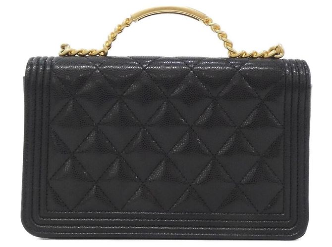 Cadena de cartera Chanel Boy line Negro - vista 2
