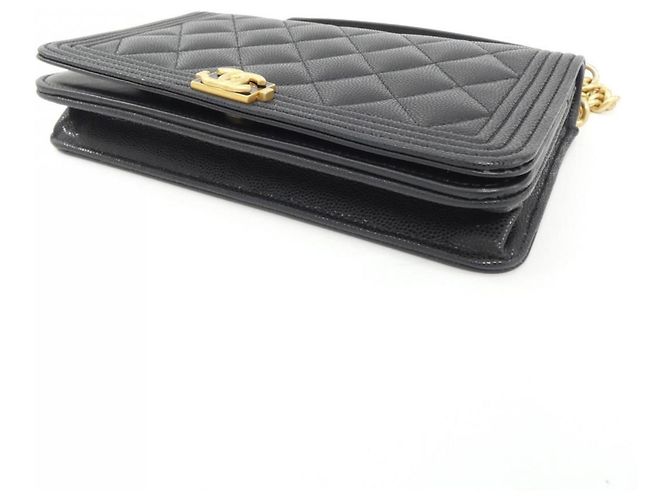 Cadena de cartera Chanel Boy line Negro - vista 3