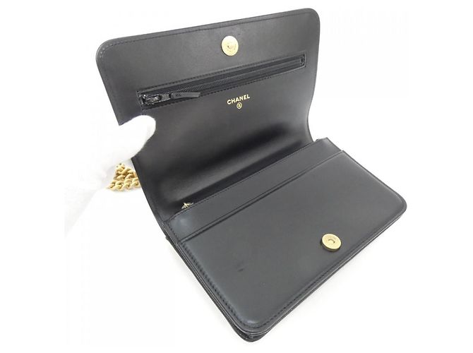 Cadena de cartera Chanel Boy line Negro - vista 7
