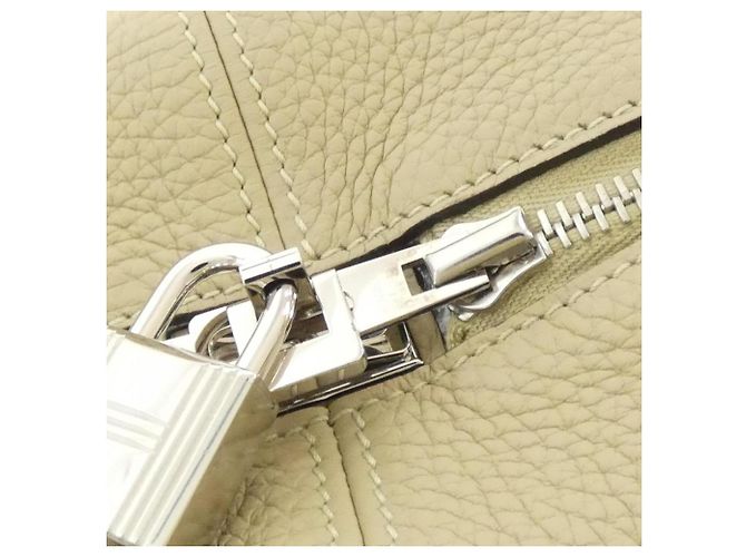 Borsa Boston Fourre-Tout Victoria II di Hermès Beige - vista 4