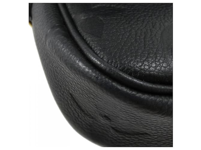 Borsa a Spalla Louis Vuitton Monogram Empreinte Wallet on Chain Ivy Nero - vista 3