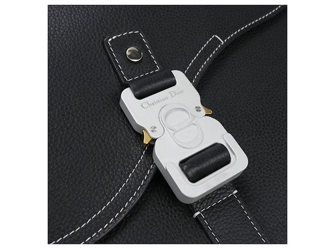 Bolsa clutch Saddle DIOR para homens em preto - vista 5