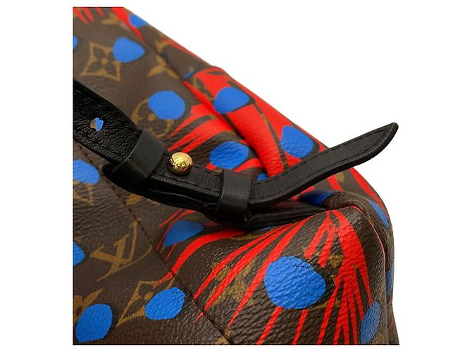 Zaino Palm Springs PM Monogram Jungle Dot Louis Vuitton, Borsa a mano, Nera, Monogramma, LOUIS VUITTON Nero - vista 15